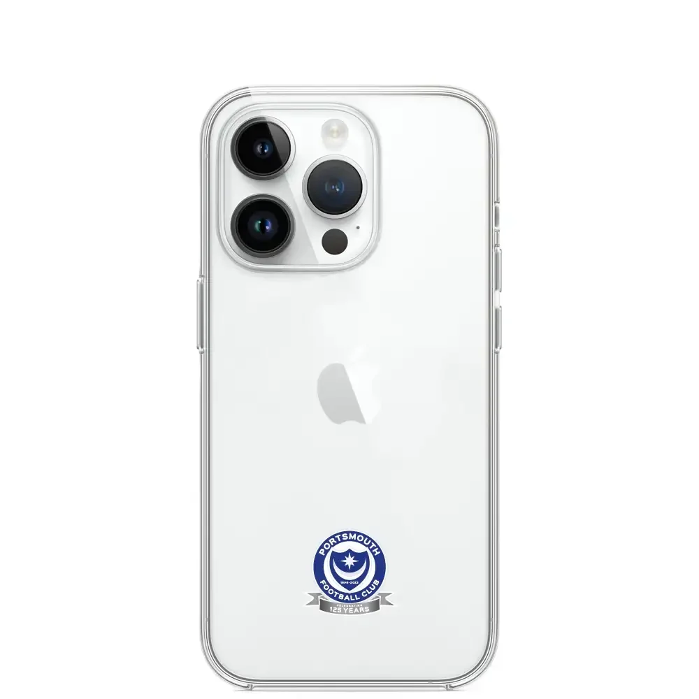 Portsmouth FC Official Clear Phone Case Design 51 - Image 5