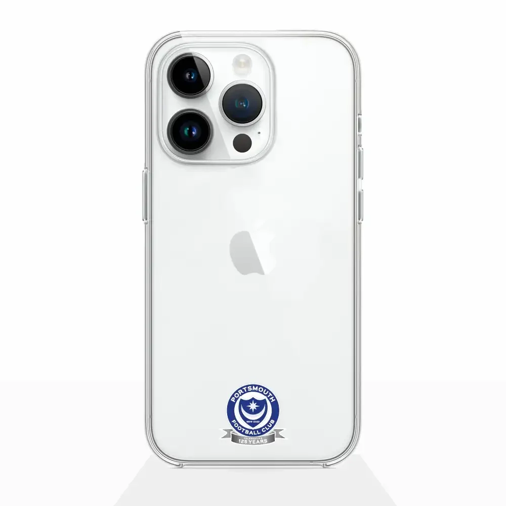 Portsmouth FC Official Clear Phone Case Design 51 - Image 8