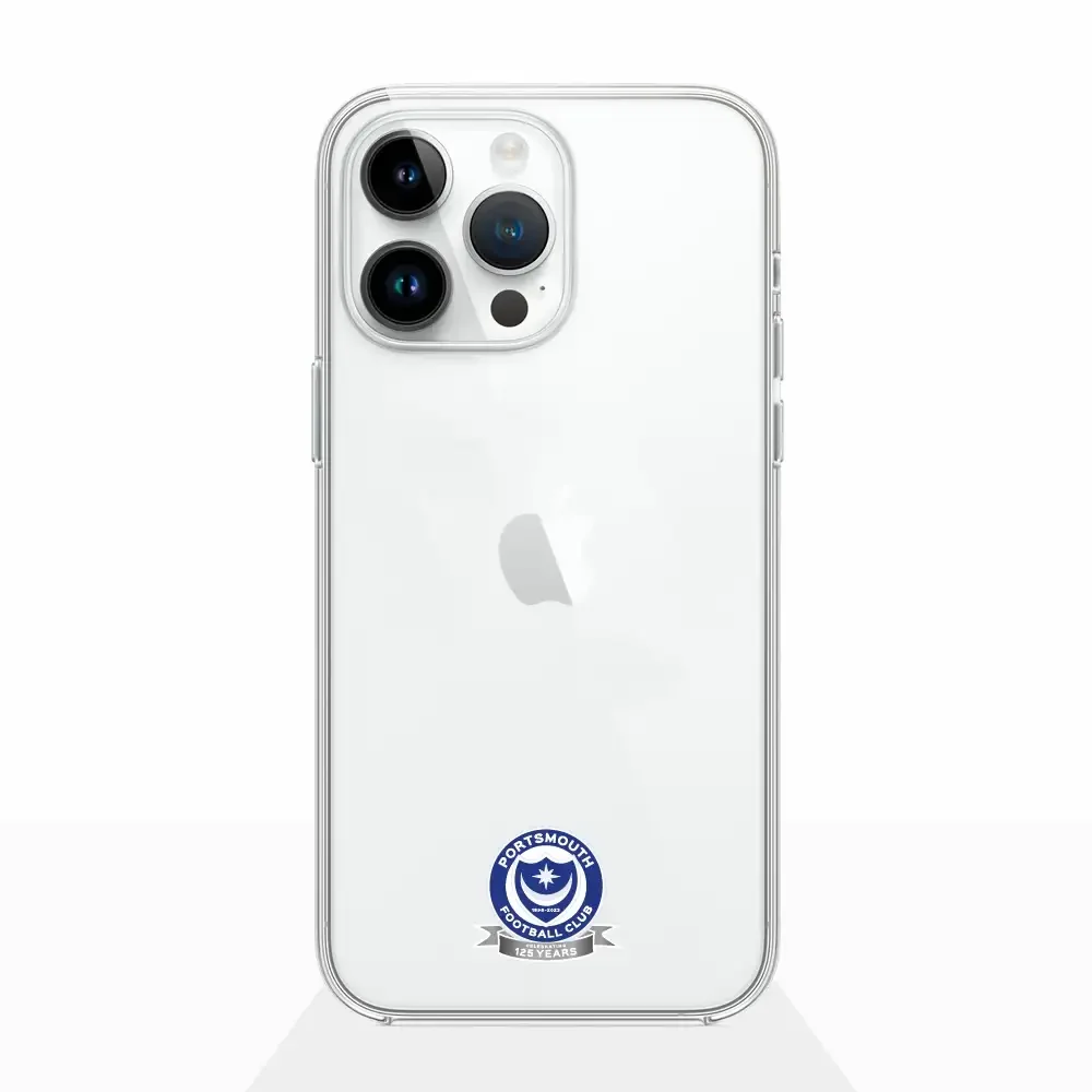 Portsmouth FC Official Clear Phone Case Design 51 - Image 9