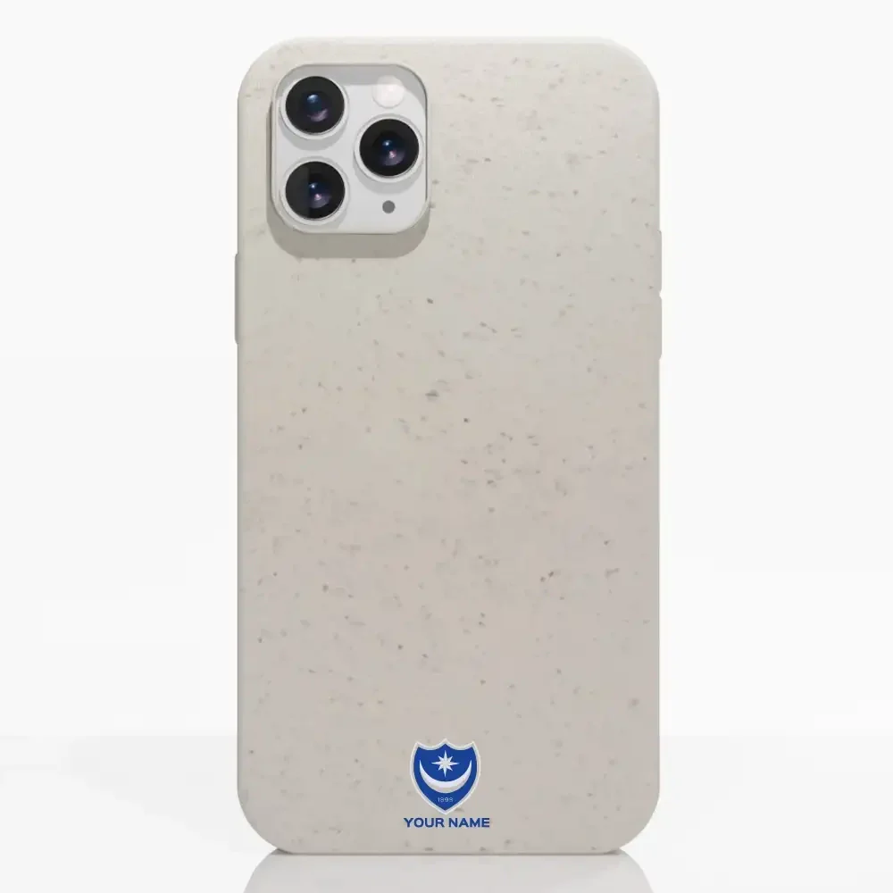 Portsmouth FC Official Compostable Phone Case Design 41 + Name - Image 2