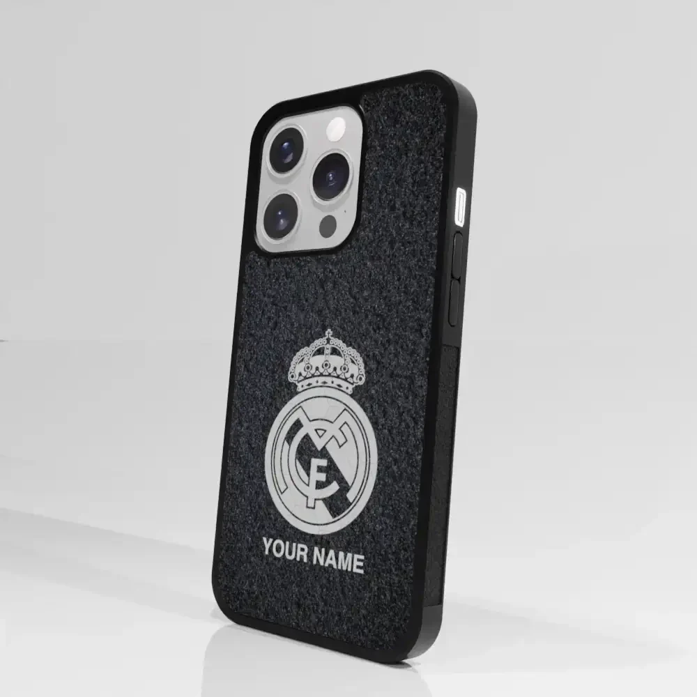 Real Madrid Official 3D Phone Case Design Black background - Image 87