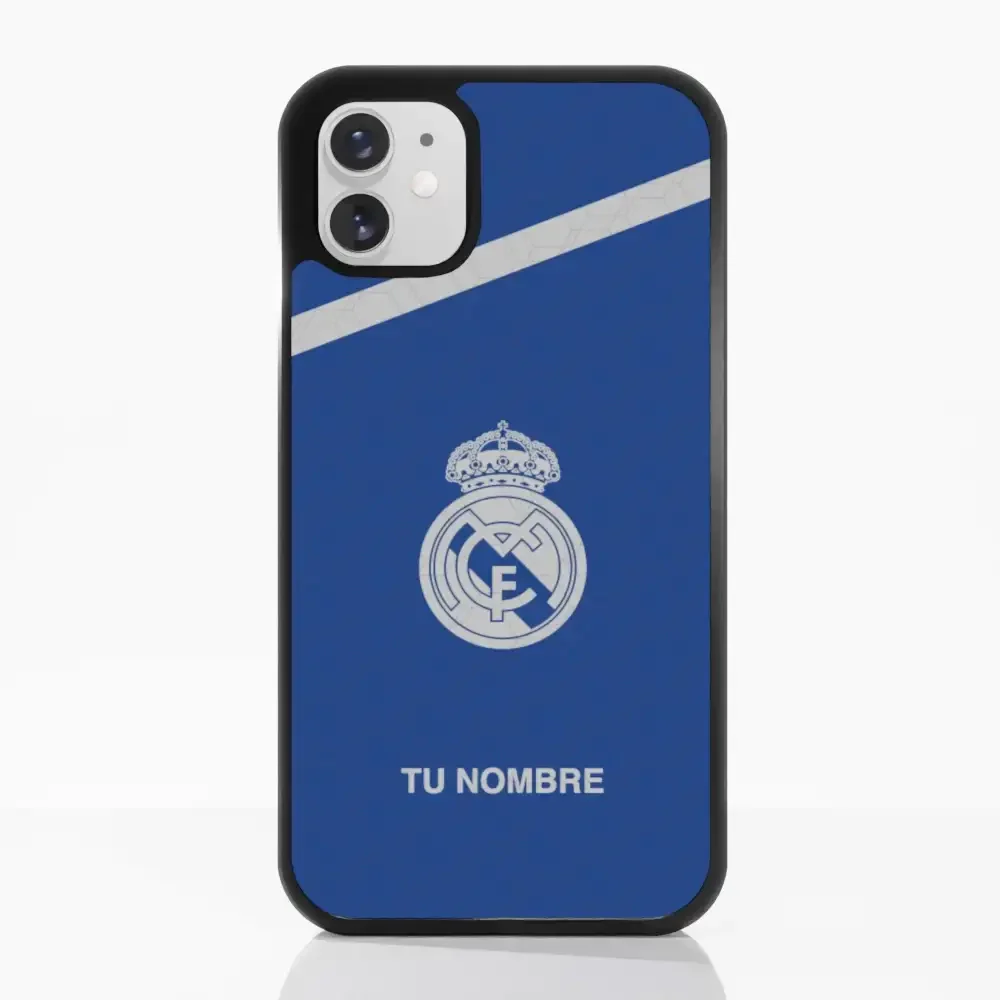 Real Madrid Official 3D Phone Case Design Blue background