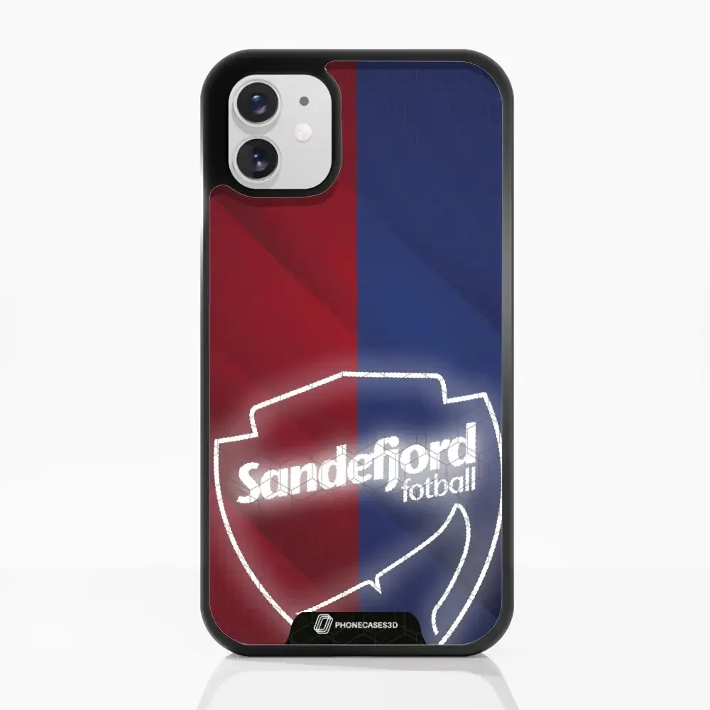 Sandefjord Fotball Official 3D Phone Case Design Shiny emblem
