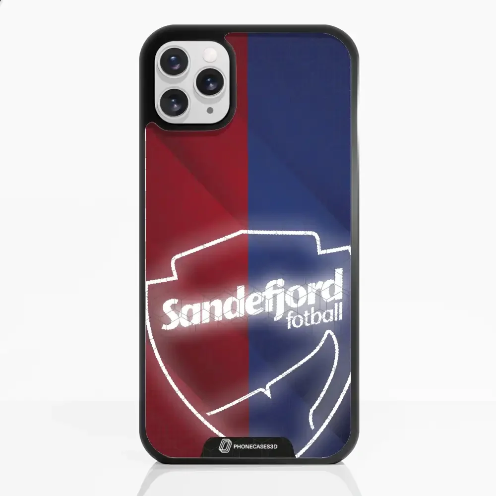 Sandefjord Fotball Official 3D Phone Case Design Shiny emblem - Image 3
