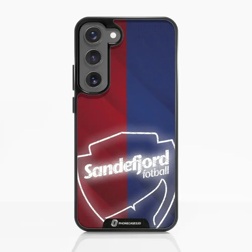 Sandefjord Fotball Official 3D Phone Case Design Shiny emblem - Image 58