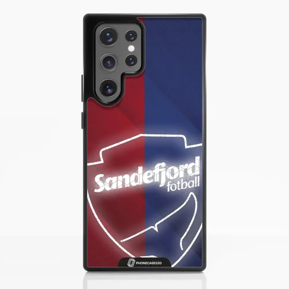 Sandefjord Fotball Official 3D Phone Case Design Shiny emblem - Image 61