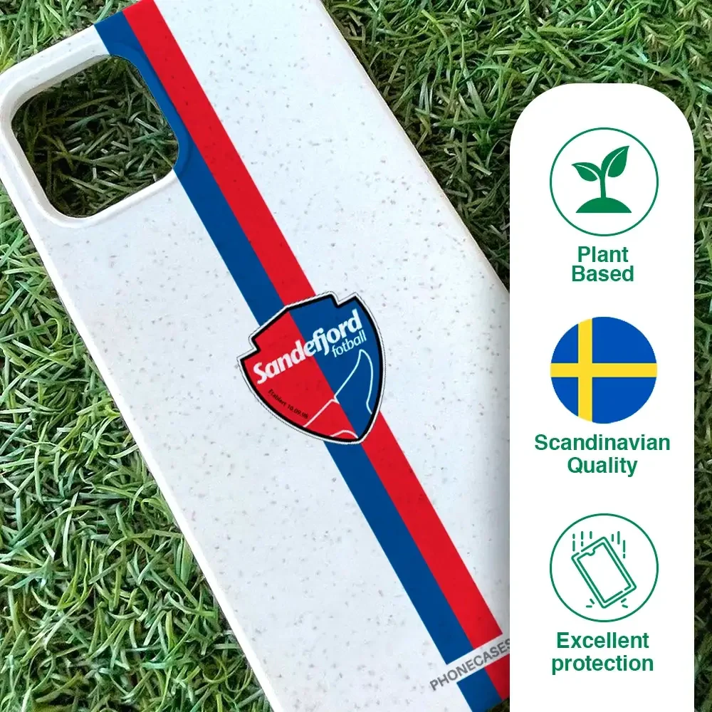 Sandefjord Fotball Official Compostable Phone Case Design – Double-Colored Stripe - Image 49
