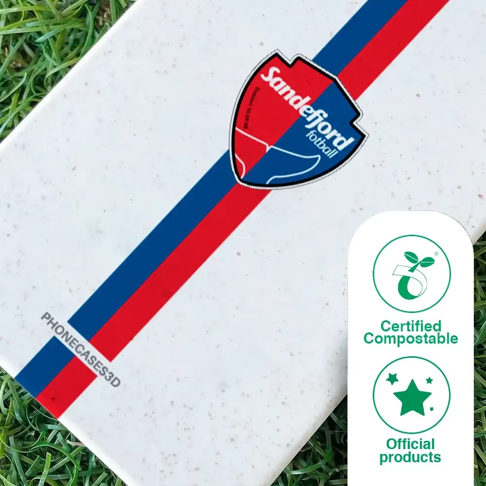Sandefjord Fotball Official Compostable Phone Case Design – Double-Colored Stripe - Image 50
