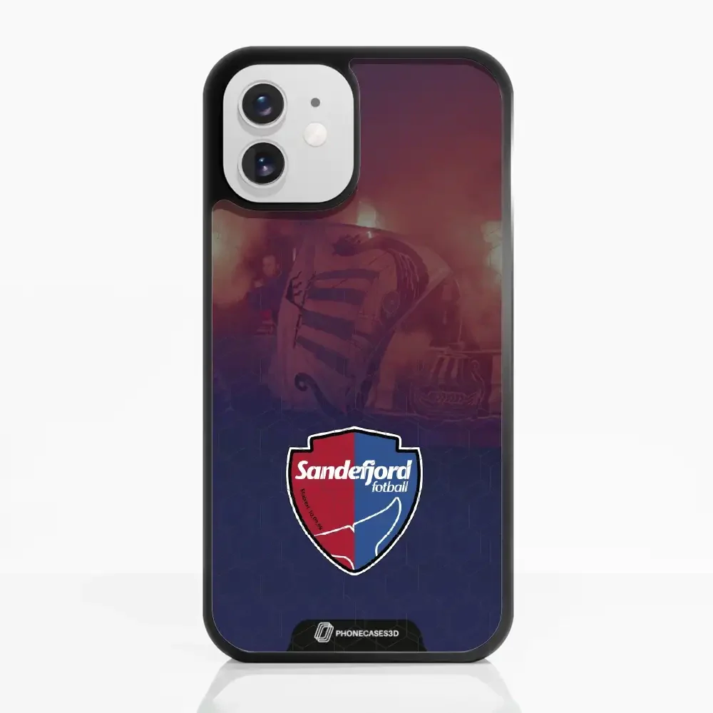 Sandefjord Fotball Official 3D Phone Case Design Flags & Fire - Image 4
