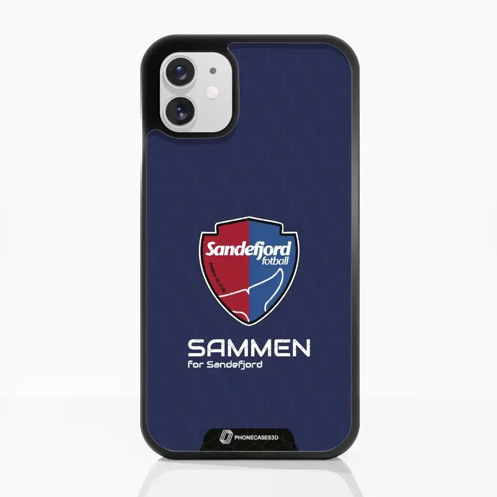 Sandefjord Fotball Official 3D Phone Case Design Shield + Sammen