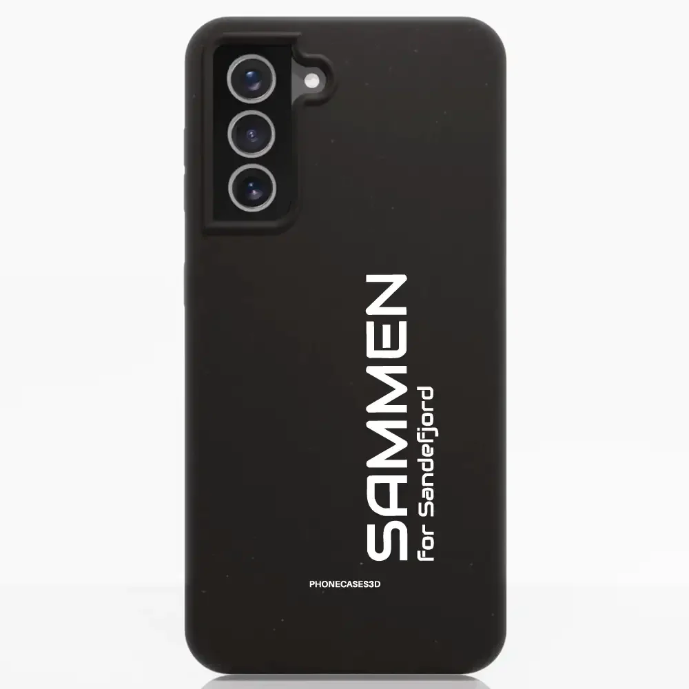 Sandefjord Fotball Official Black Compostable Phone Case Design Minimal - Sammen - Image 33
