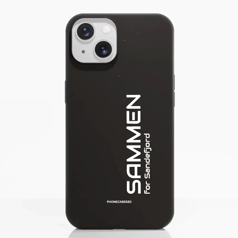 Sandefjord Fotball Official Black Compostable Phone Case Design Minimal - Sammen - Image 6
