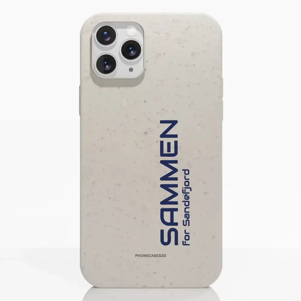 Sandefjord Fotball Official White Compostable Phone Case Design - Sammen - Image 2