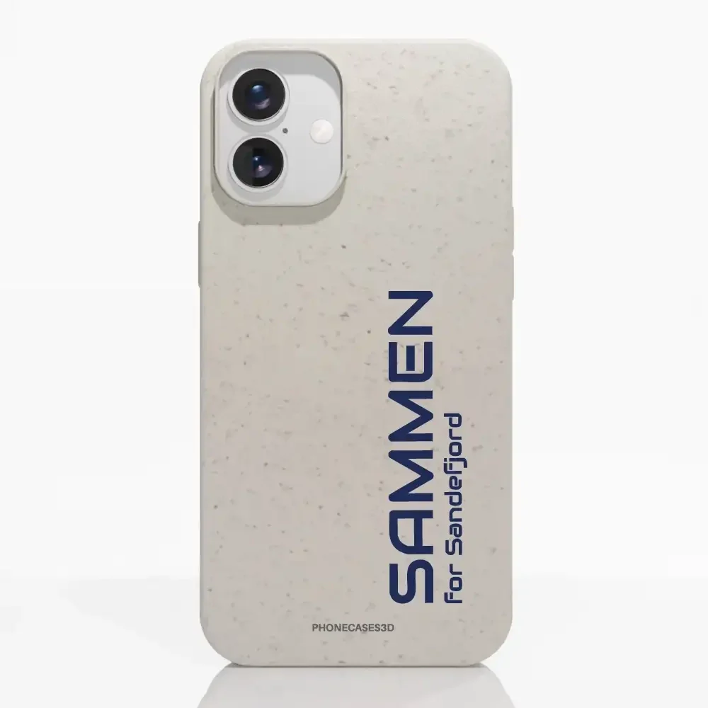 Sandefjord Fotball Official White Compostable Phone Case Design - Sammen - Image 20