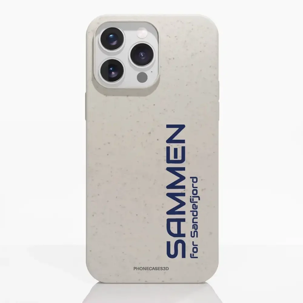 Sandefjord Fotball Official White Compostable Phone Case Design - Sammen - Image 22