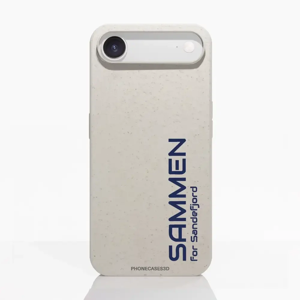 Sandefjord Fotball Official White Compostable Phone Case Design - Sammen - Image 24