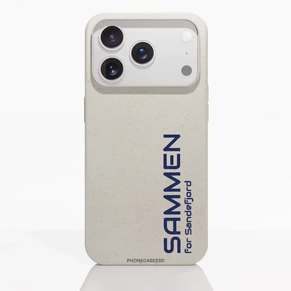 Sandefjord Fotball Official White Compostable Phone Case Design - Sammen - Image 26