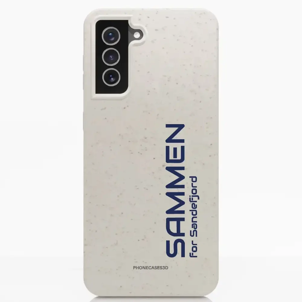 Sandefjord Fotball Official White Compostable Phone Case Design - Sammen - Image 29
