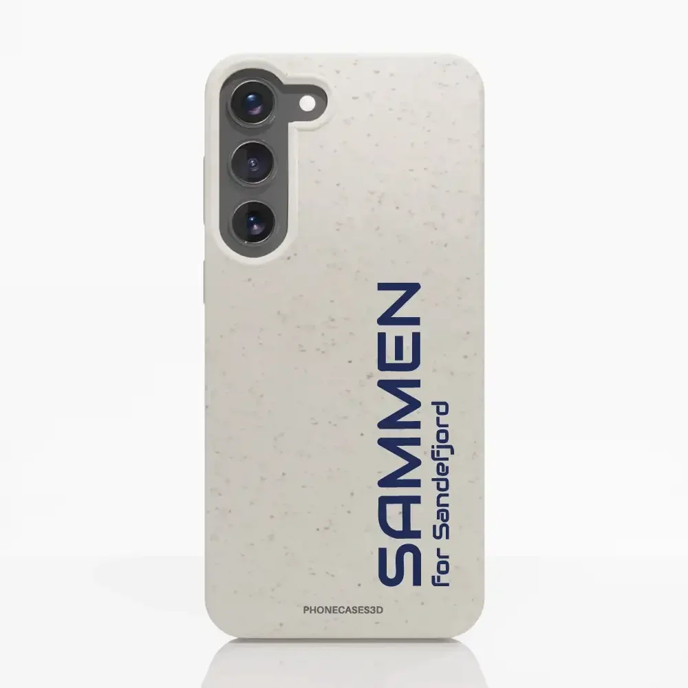 Sandefjord Fotball Official White Compostable Phone Case Design - Sammen - Image 35