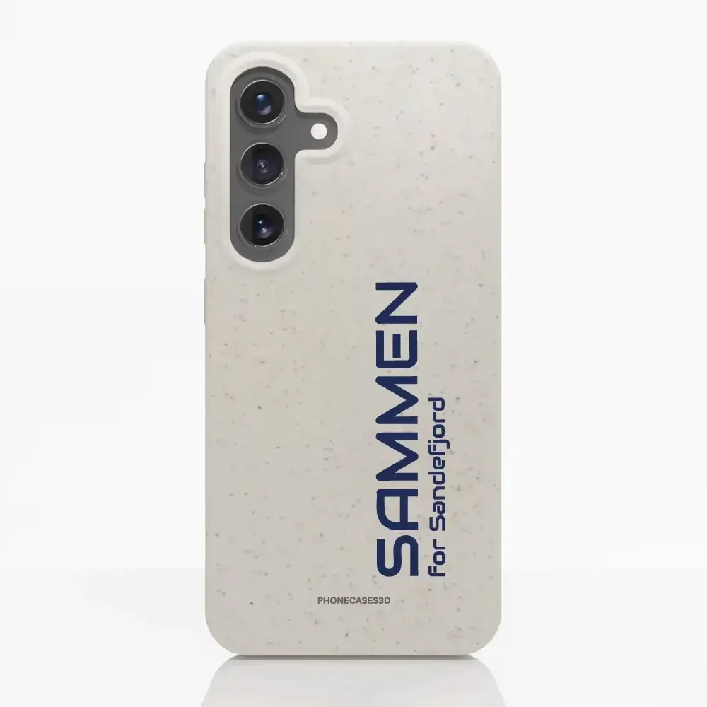 Sandefjord Fotball Official White Compostable Phone Case Design - Sammen - Image 37