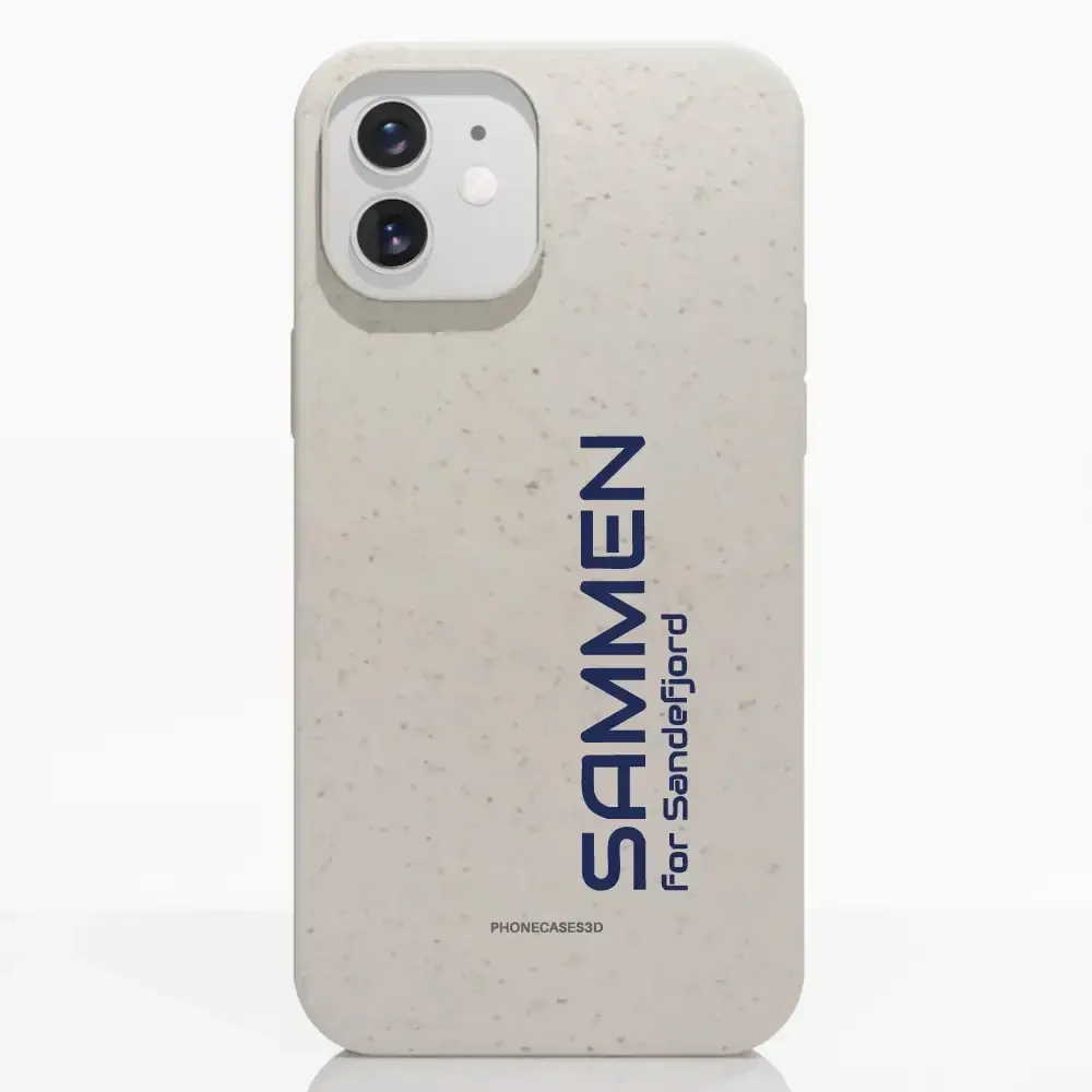 Sandefjord Fotball Official White Compostable Phone Case Design - Sammen - Image 4