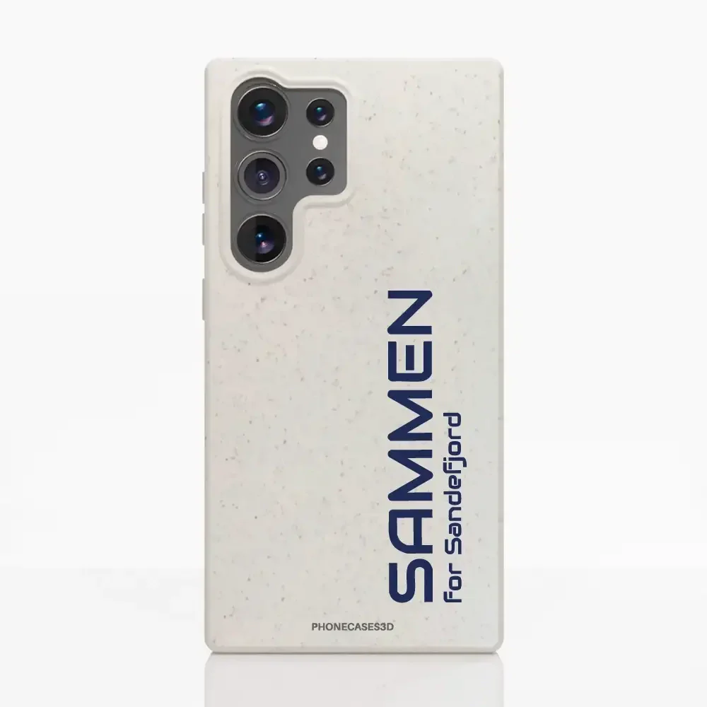 Sandefjord Fotball Official White Compostable Phone Case Design - Sammen - Image 42