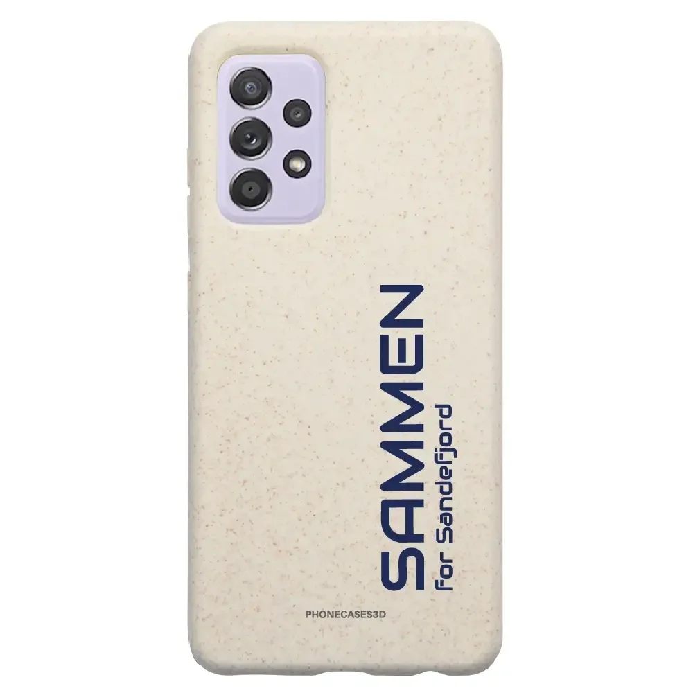 Sandefjord Fotball Official White Compostable Phone Case Design - Sammen - Image 46