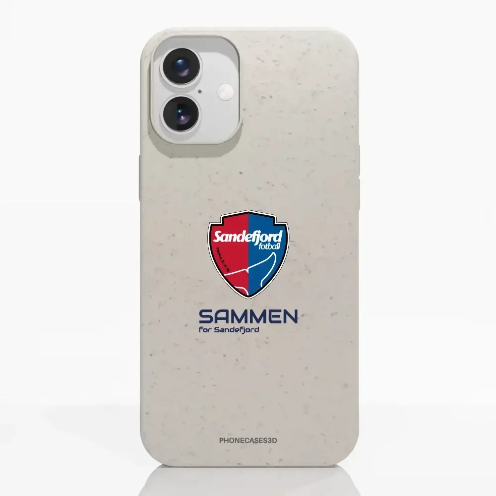 Sandefjord Fotball Official White Compostable Phone Case Design Shield & Sammen - Image 20
