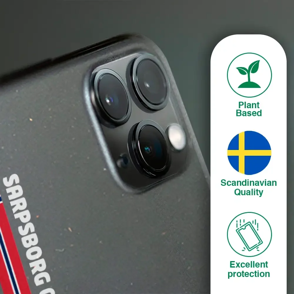 Sarpsborg 08 Official Compostable Phone Case Design Minimal Flag - Image 48