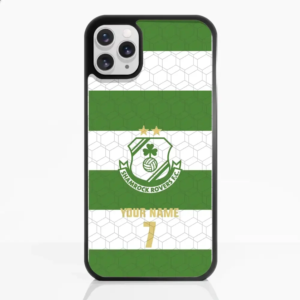 Shamrock Rovers FC Official 3D Phone Case Design 2 + Name and Number - Image 3