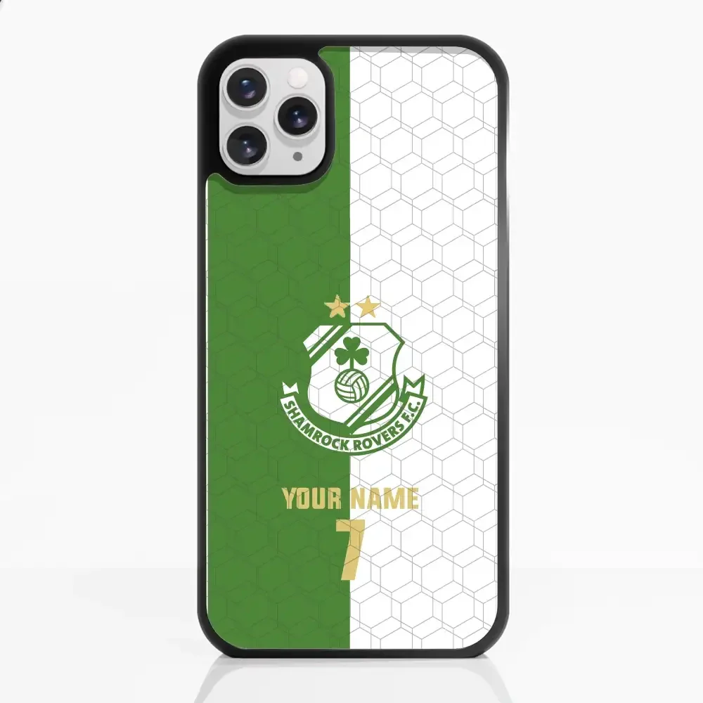 Shamrock Rovers FC Official 3D Phone Case Design 3 + Name and Number - Image 3