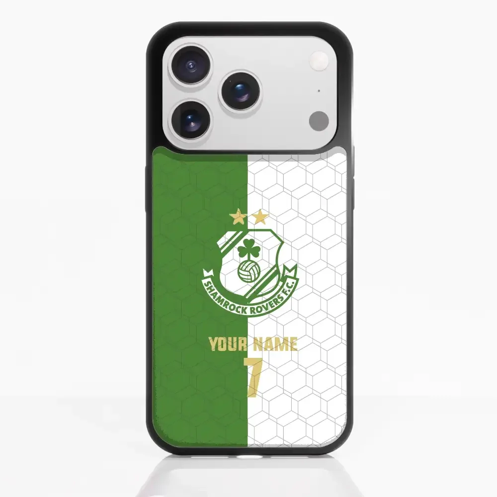 Shamrock Rovers FC Official 3D Phone Case Design 3 + Name and Number - Image 74