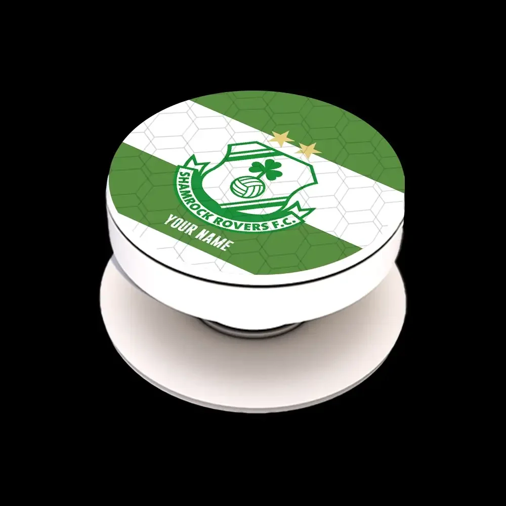 Shamrock Rovers FC Official 3D Phone Grip Design 50 + Name