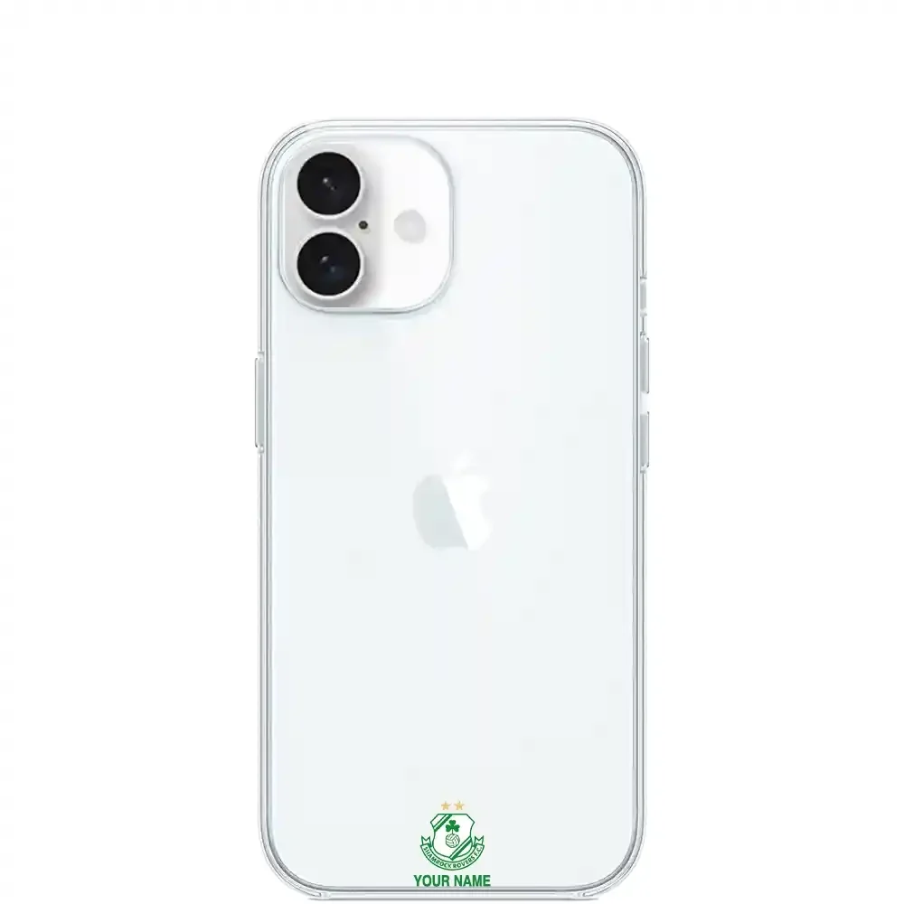 Shamrock Rovers FC Official Clear Phone Case Design 61 + Name - Image 14