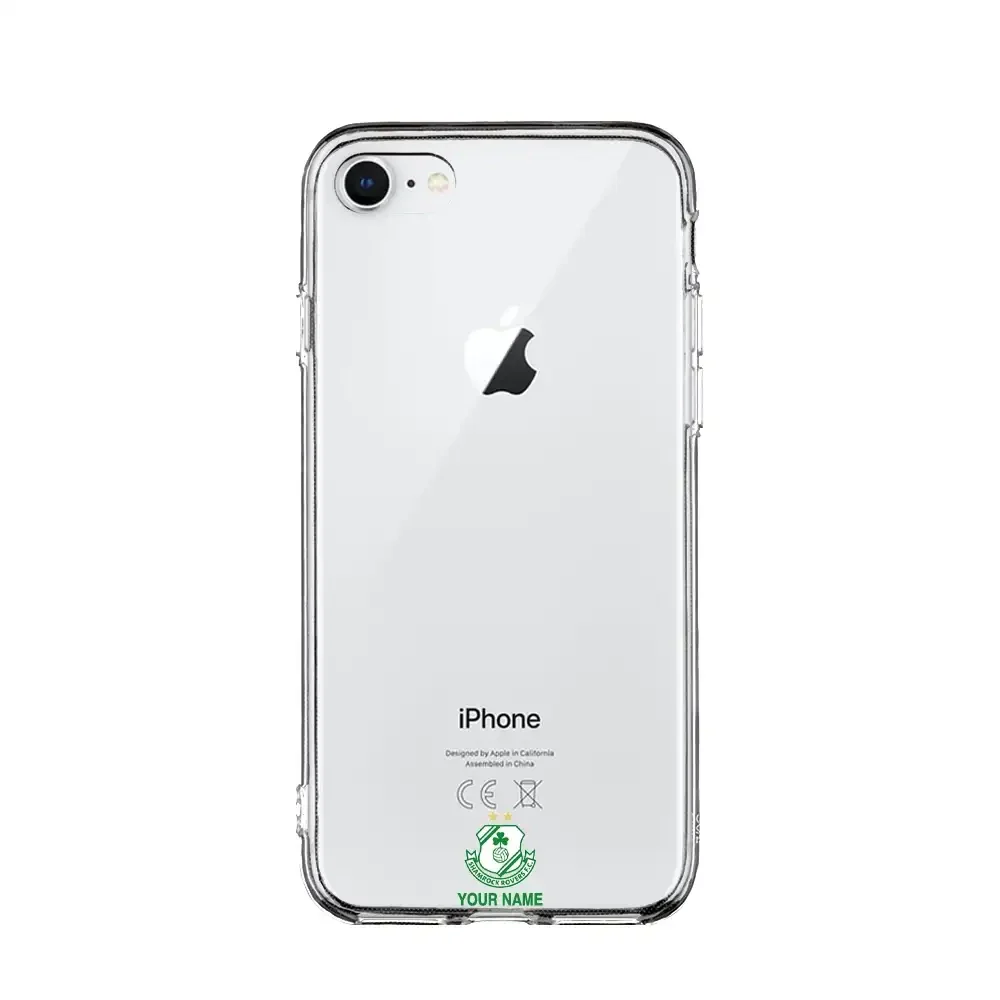 Shamrock Rovers FC Official Clear Phone Case Design 61 + Name - Image 20