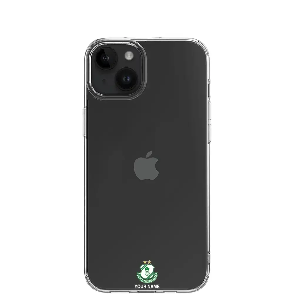 Shamrock Rovers FC Official Clear Phone Case Design 63 + Name - Image 11