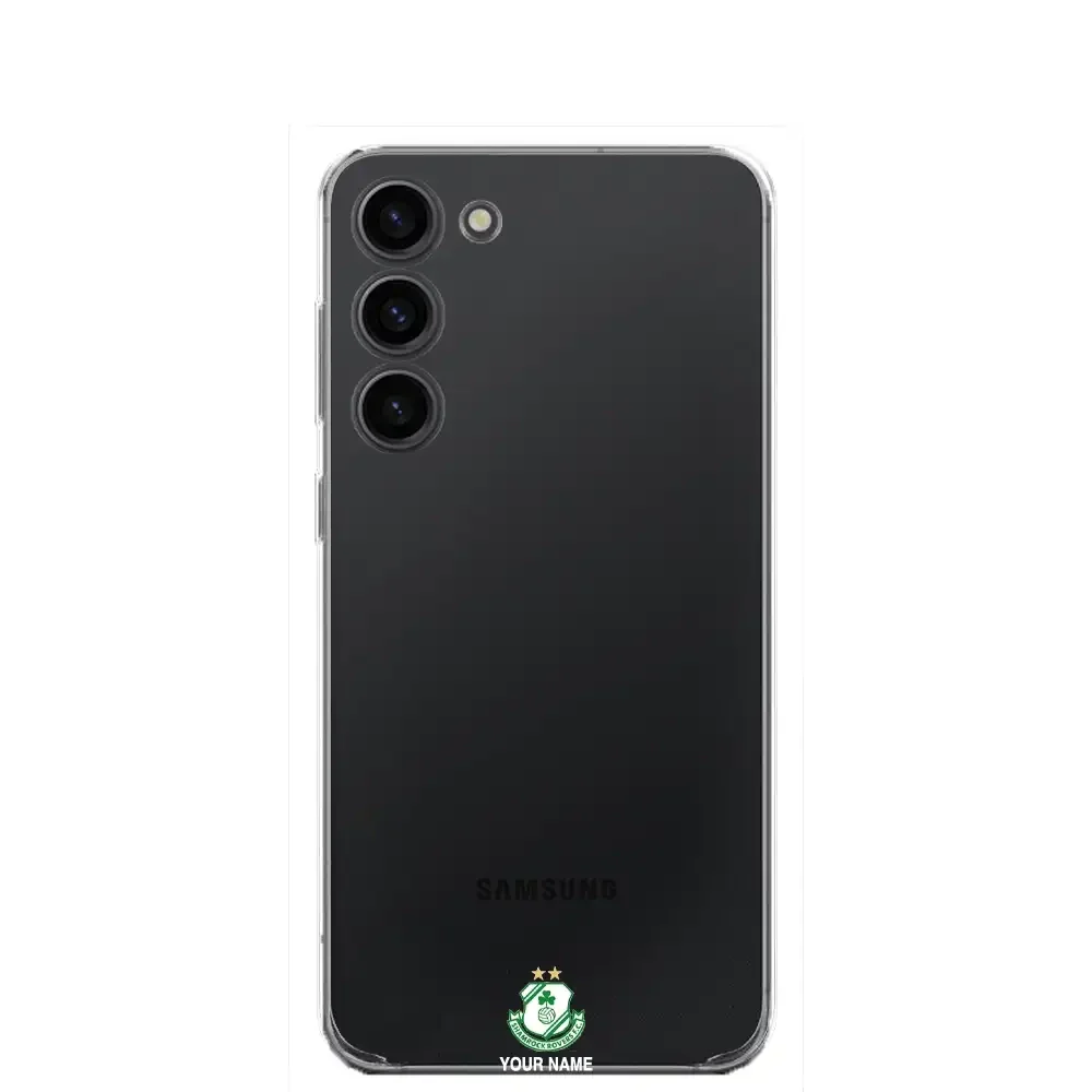 Shamrock Rovers FC Official Clear Phone Case Design 63 + Name - Image 27
