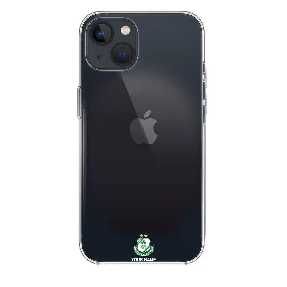 Shamrock Rovers FC Official Clear Phone Case Design 63 + Name - Image 4