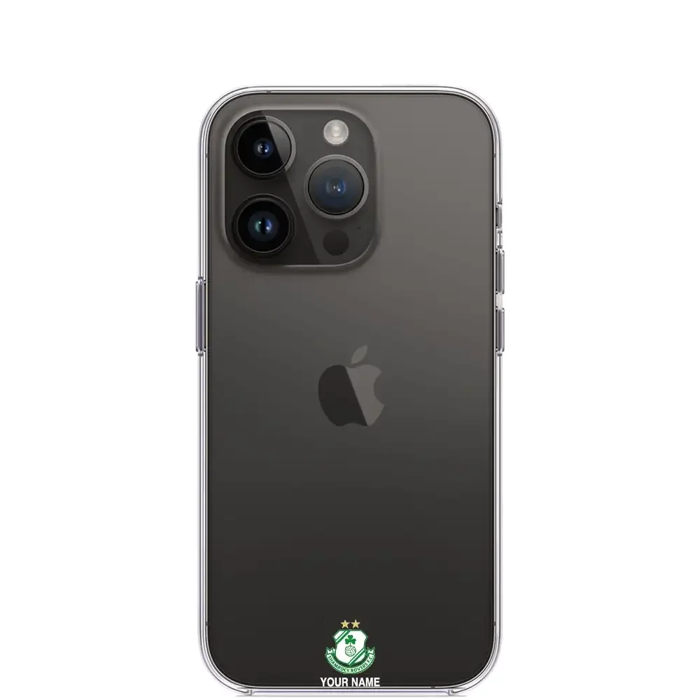 Shamrock Rovers FC Official Clear Phone Case Design 63 + Name - Image 8
