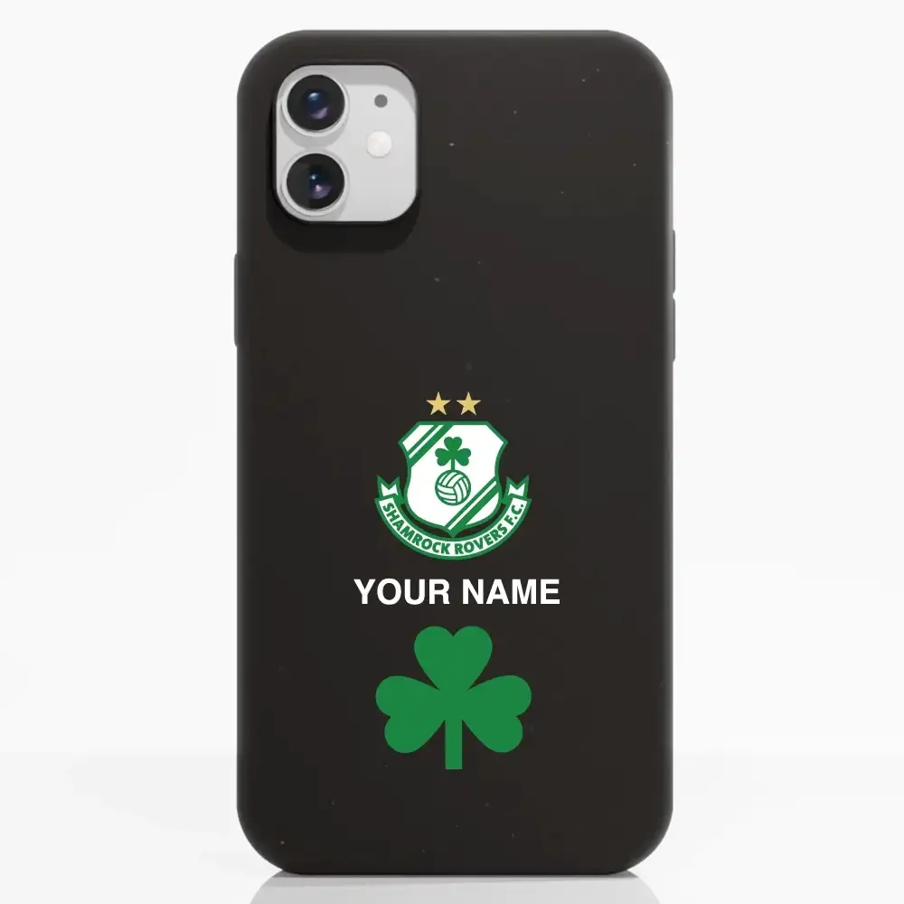 Shamrock Rovers FC Official Compostable Phone Case Design 43 + Name