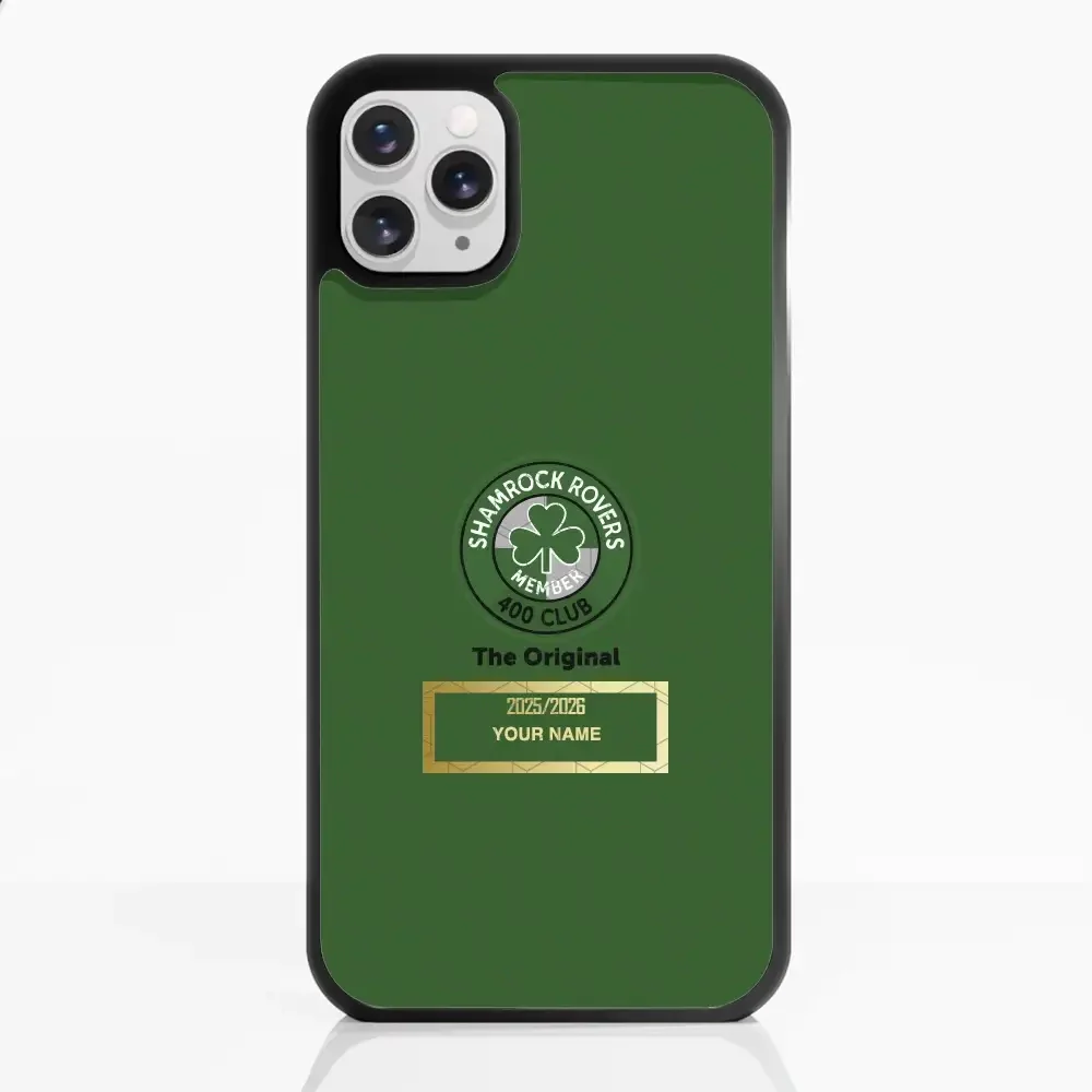 Shamrock Rovers Official Member 3D Phone Case Design 400 Club + Name - Image 3