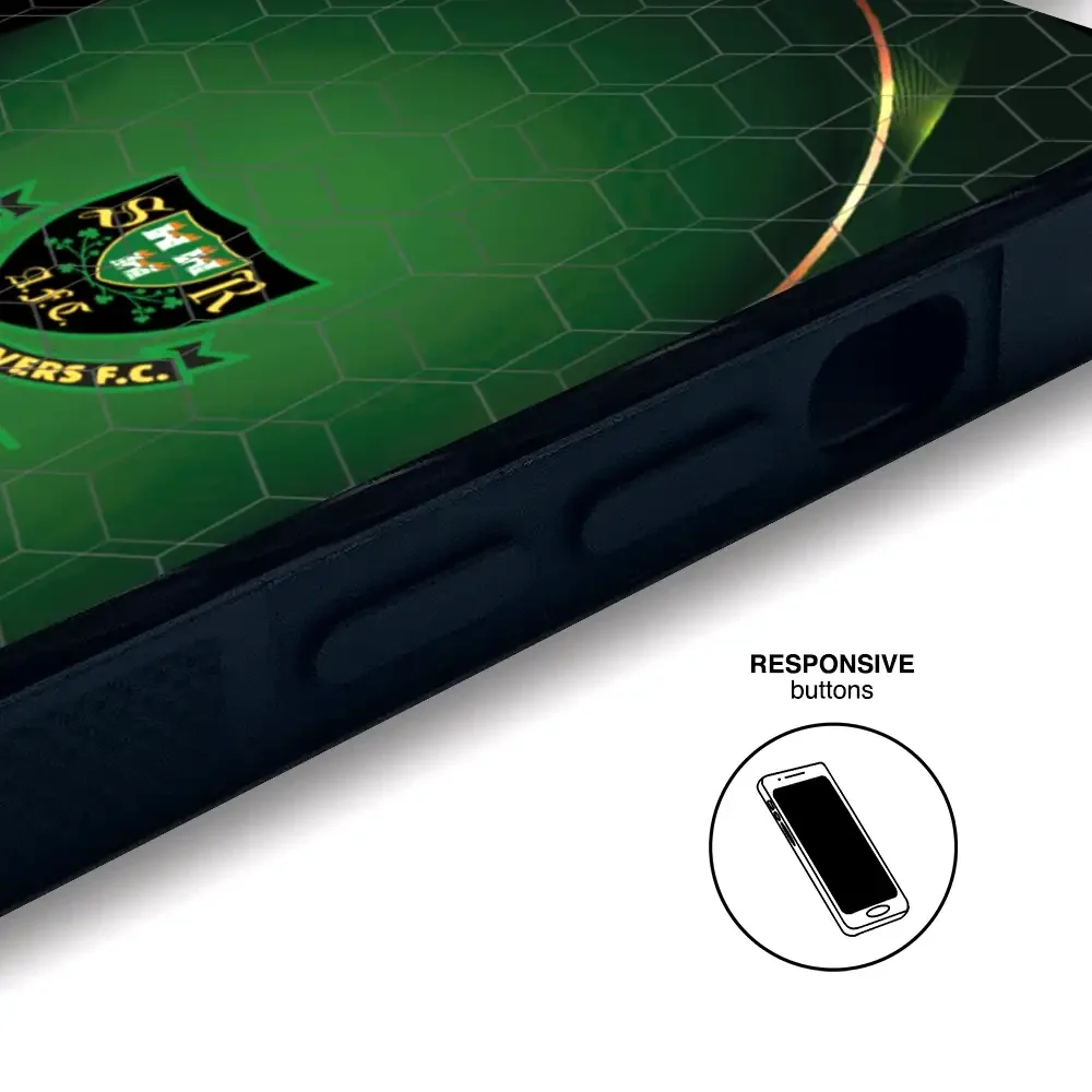 Shamrock Rovers Official Member 3D Phone Case Design Gold & Green - Image 75