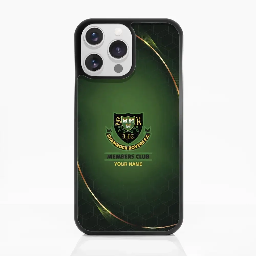 Shamrock Rovers Official Member 3D Phone Case Design Gold + Name - Image 14