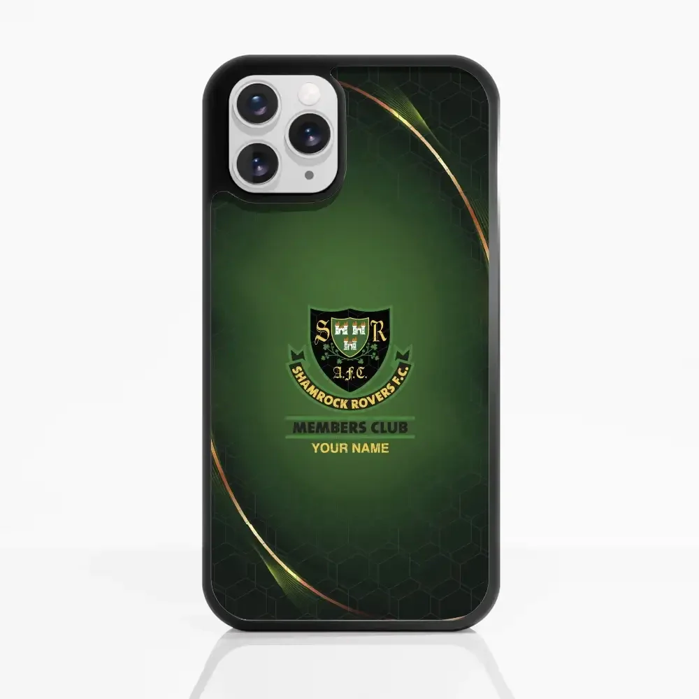 Shamrock Rovers Official Member 3D Phone Case Design Gold + Name - Image 2