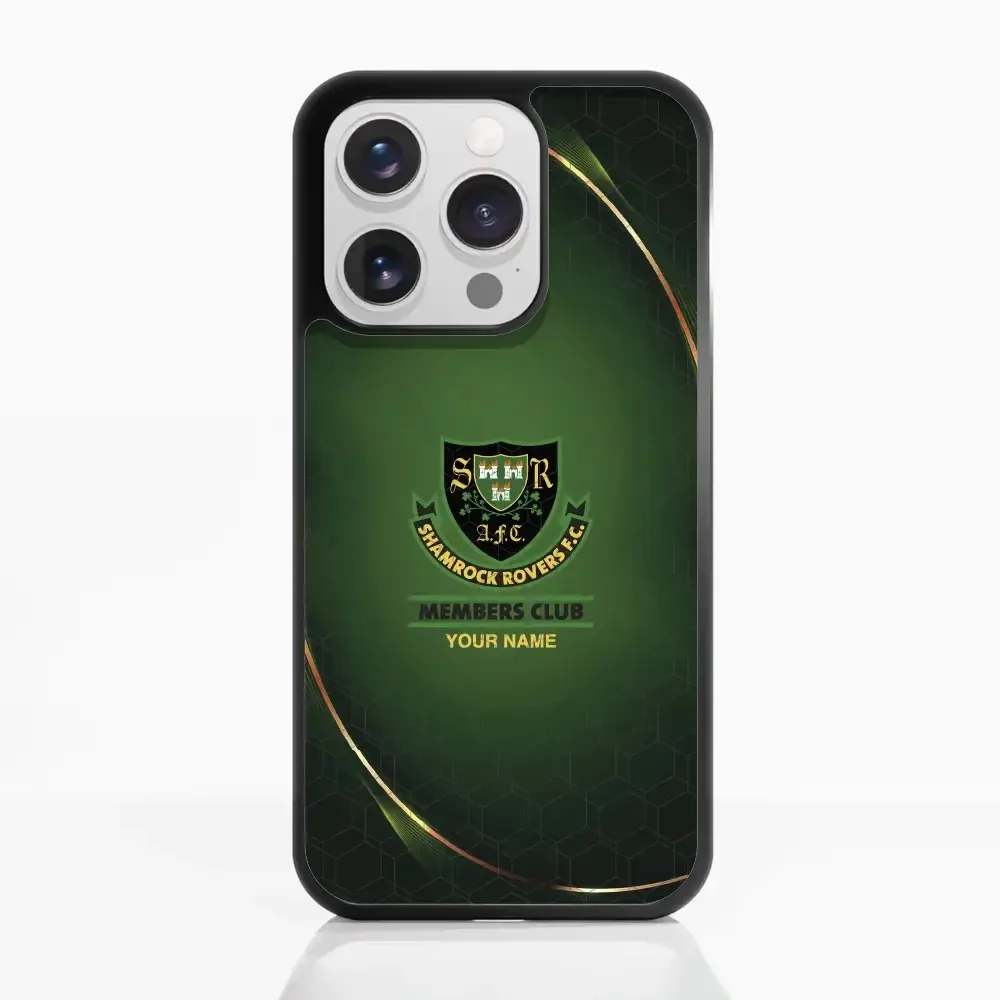 Shamrock Rovers Official Member 3D Phone Case Design Gold + Name - Image 23