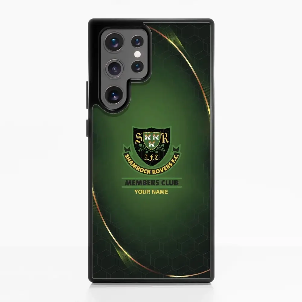 Shamrock Rovers Official Member 3D Phone Case Design Gold + Name - Image 57