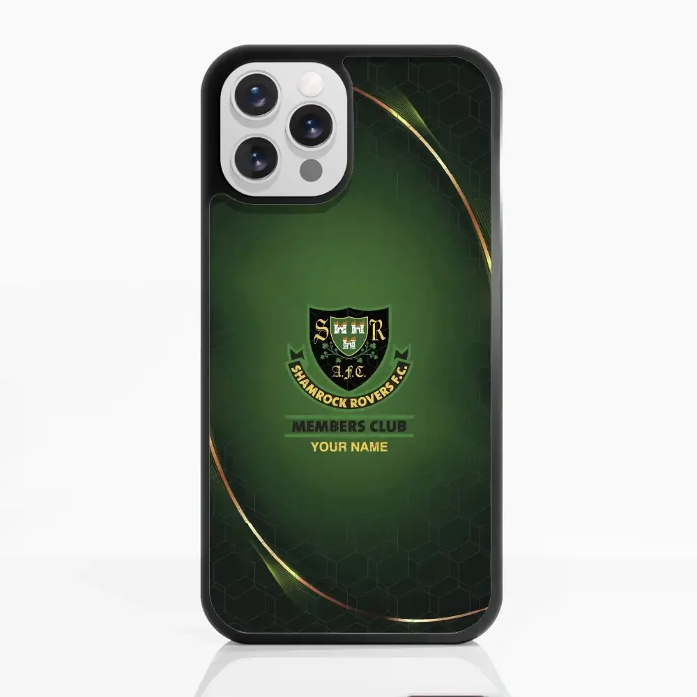 Shamrock Rovers Official Member 3D Phone Case Design Gold + Name - Image 6