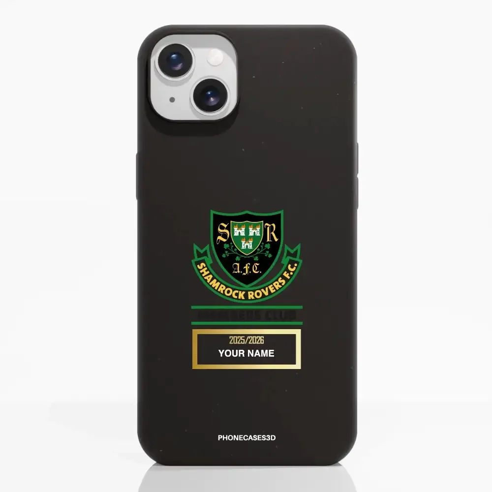 Shamrock Rovers Official Member Compostable Black Phone Case Design Crest + Name - Image 14