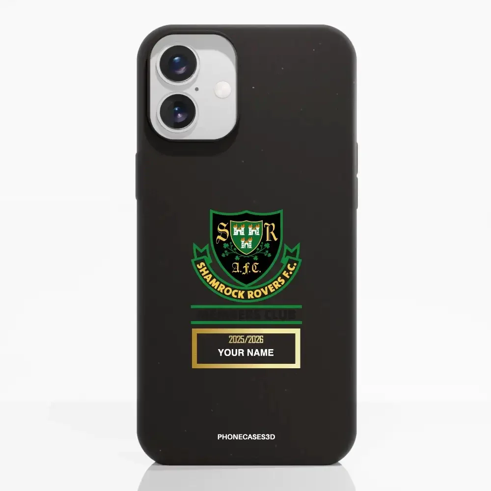 Shamrock Rovers Official Member Compostable Black Phone Case Design Crest + Name - Image 19