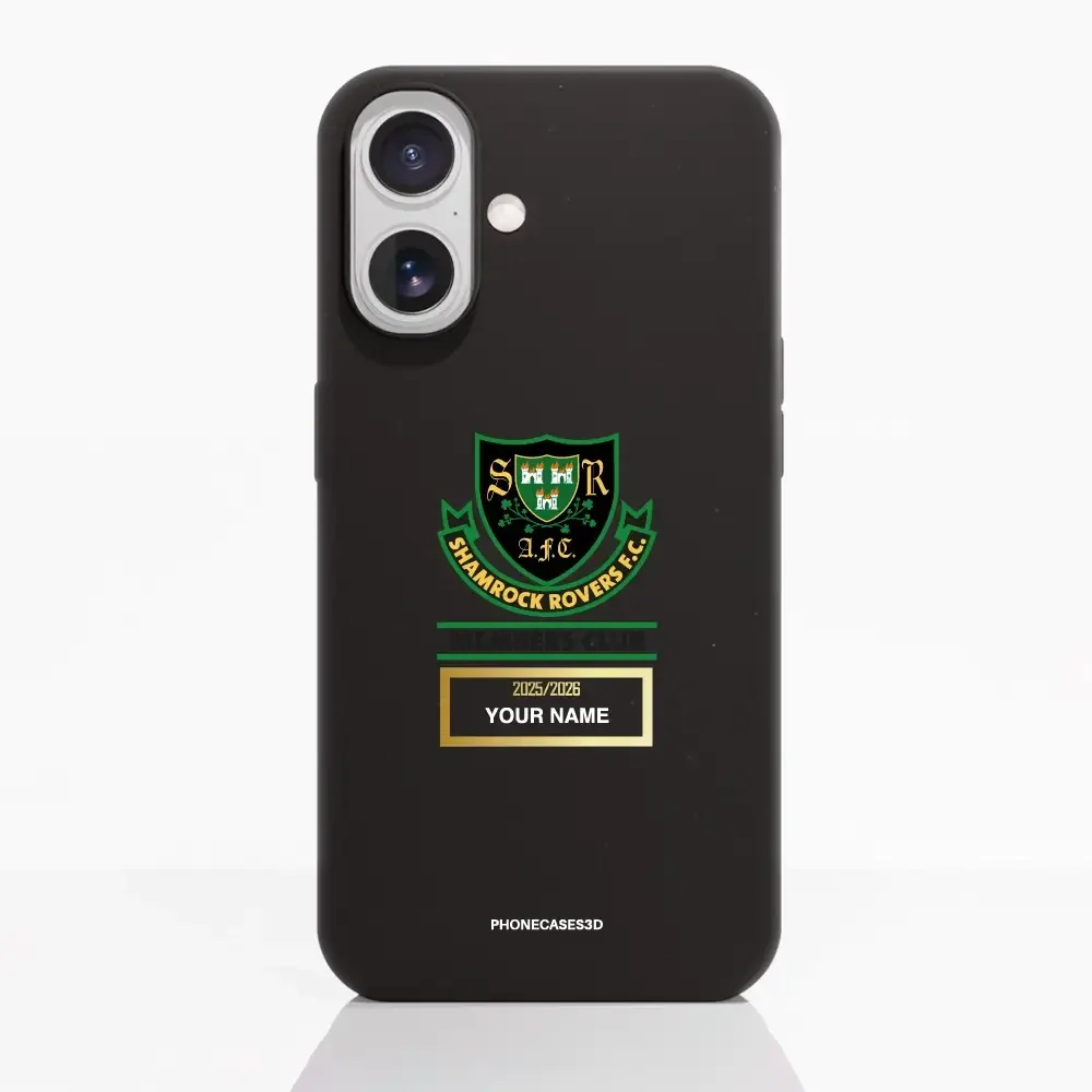 Shamrock Rovers Official Member Compostable Black Phone Case Design Crest + Name - Image 22